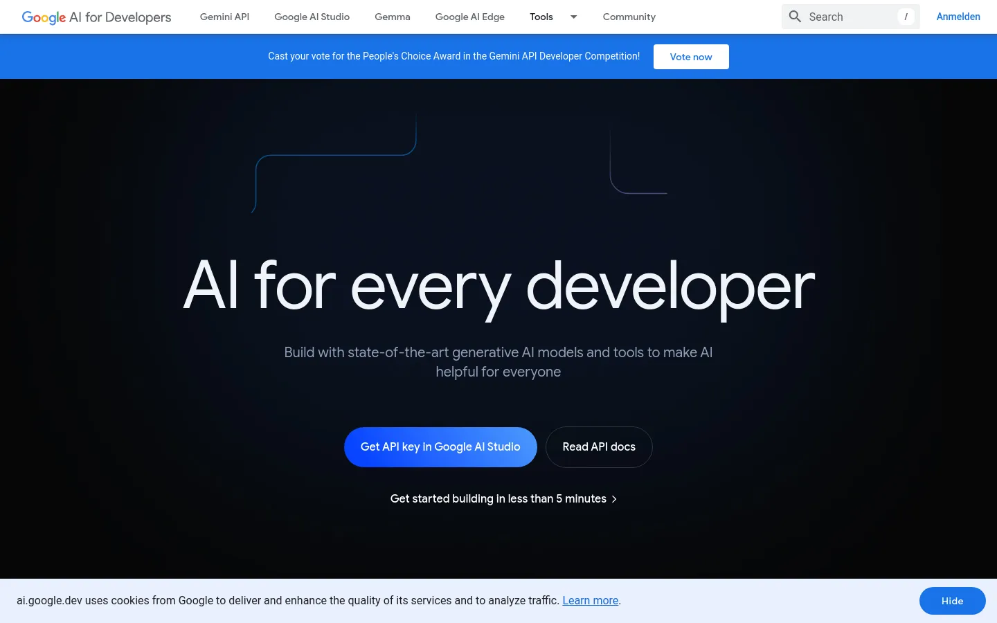 Google AI for Developers