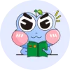 Writing Frog